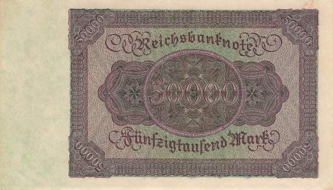 50000 Mark 1922 Ro.78 F